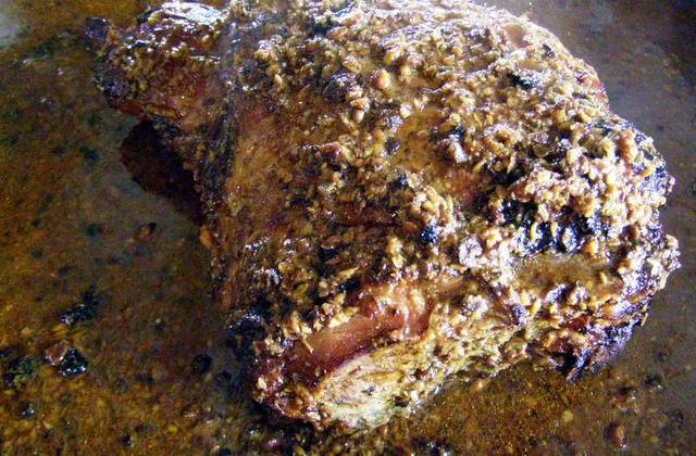 Gigot d'agneau épicé et caramélisé - Photo par alladi5