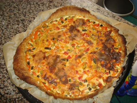 Quiche aux légumes - Photo par pascalah7