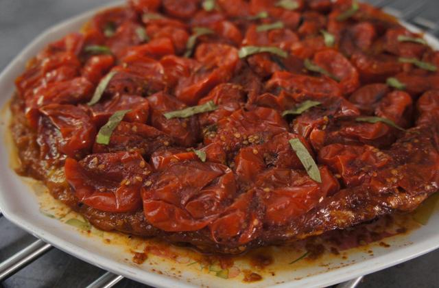 Tatin aux tomates cerises - Photo par le book gourmand