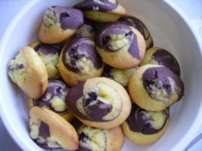 Madeleines vanille-chocolat - Photo par elo0060