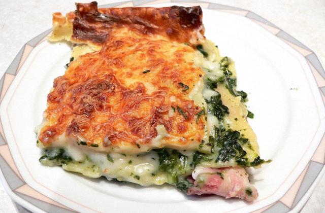 Lasagne aux épinards et lard - Photo par la cuisine de loli