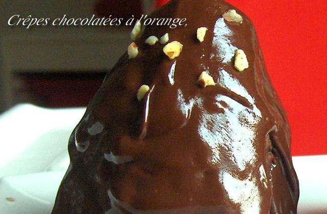 Poire Belle Hélène en habit chocolaté épicé - Photo par pichoupich