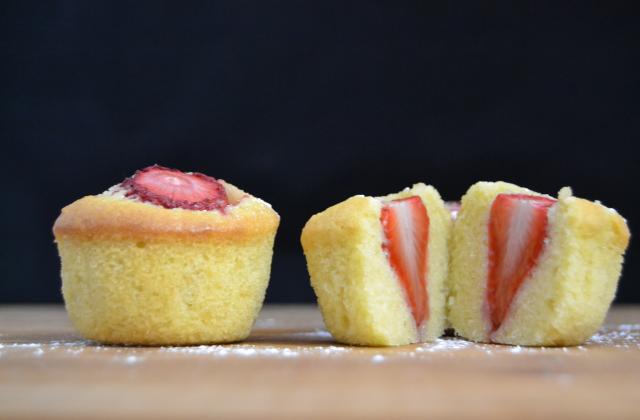 Muffins surprise à la fraise - Photo par 750g