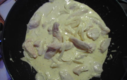 Escalope de dinde à la crème et champignons - Photo par emmanuRL5