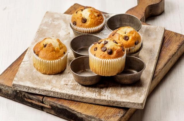 Muffins aux pépites de chocolat en deux temps trois mouvements - Photo par petity