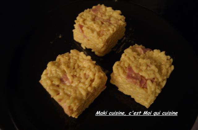 Risotto jambon et curry - Photo par Maki cuisine