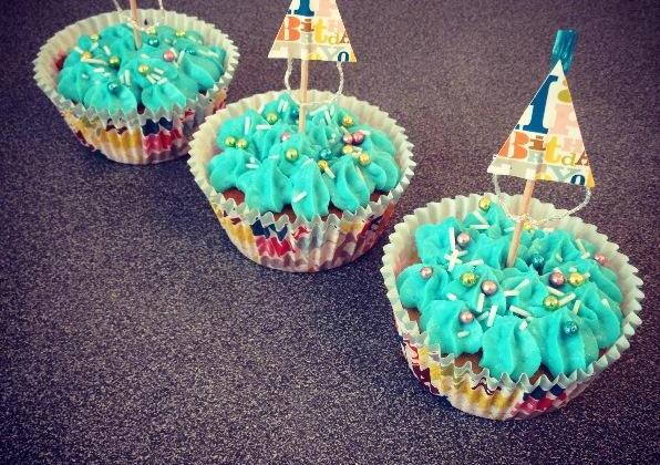 Cupcakes birthday (à la vanille) - Photo par stephanieluvshopping