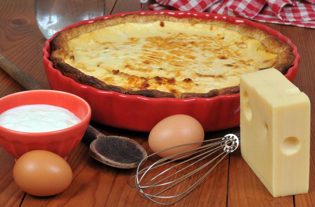 Tarte au fromage râpé et crème fraîche - Photo par 750g