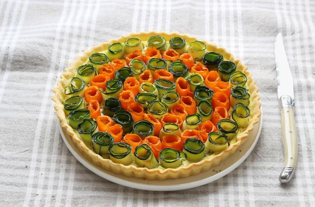 Tarte fleurs de courgettes et carottes - Photo par Silvia Santucci