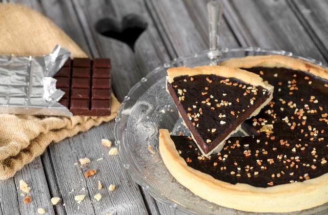 Tarte allégée au chocolat - Photo par 750g