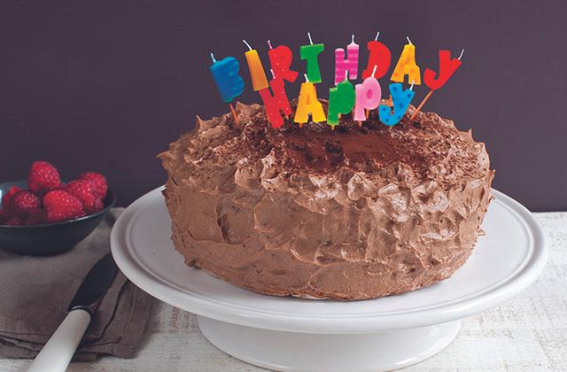 Gâteau d'anniversaire au Cacolac® - Photo par Cacolac