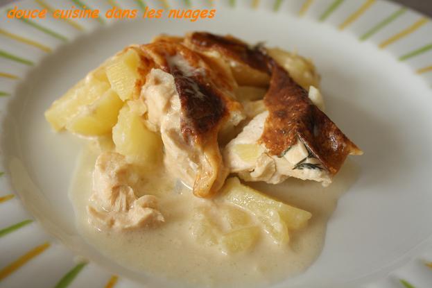 Gratin saumon fourme d'Ambert - brigitXg