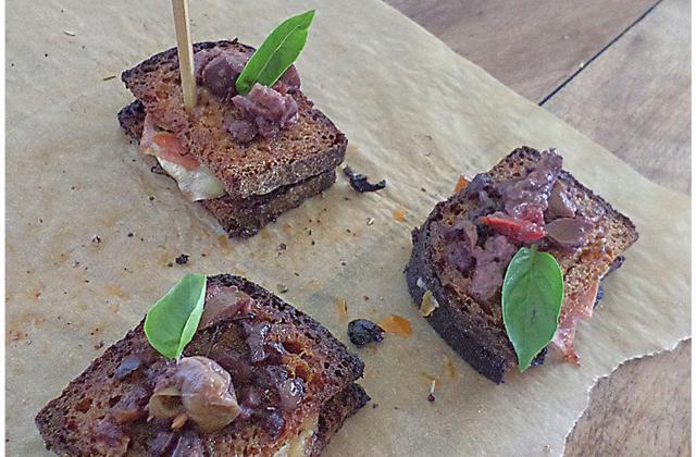 Croque tartine comme un burger italien - Photo par La petite cuisine de Sabine