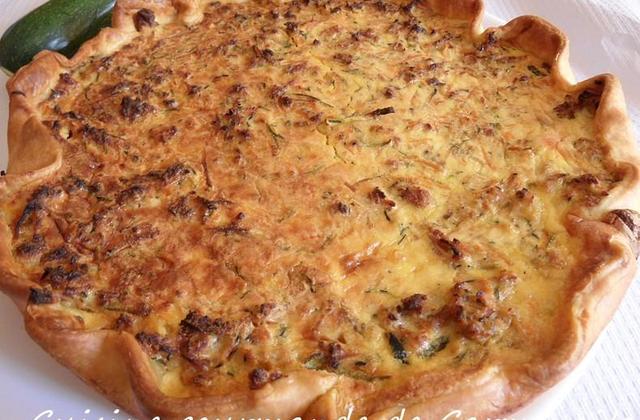 Clafoutis de courgettes au fromage fines herbes - Carmen
