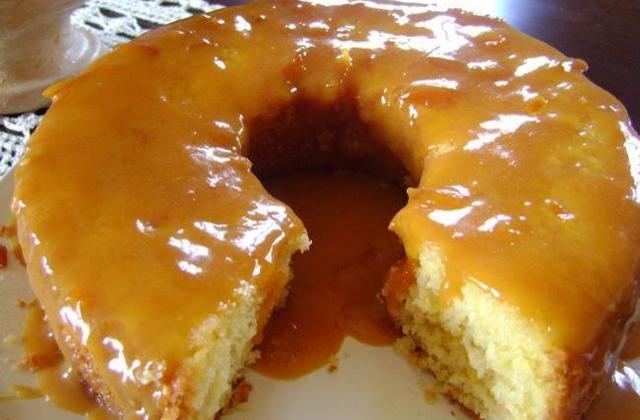 Gâteau aux oranges et sauce caramel - Photo par nursel