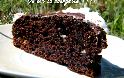 Gateau ultra léger: chocolat, courgette & banane - Photo par chouyaU