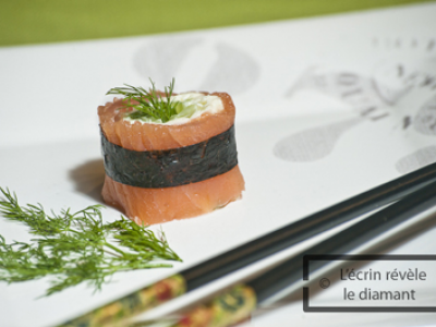 Makis saumon boursin concombre (Kappa) - Photo par Sophie-Diamant