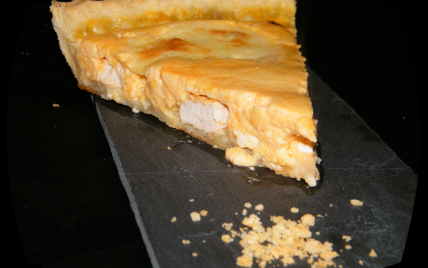 Quiche au poulet, potiron & fromages - Photo par chouya