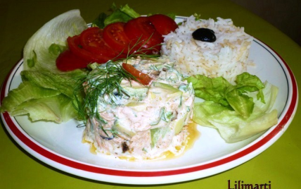 Tartare vert au saumon - Photo par lilimarti