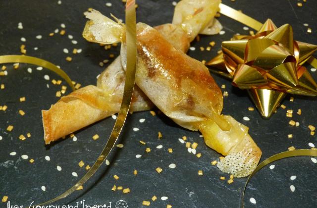 Papillotes de Foie Gras au Miel et Pain d'épices - Photo par LesGourmandIngrid