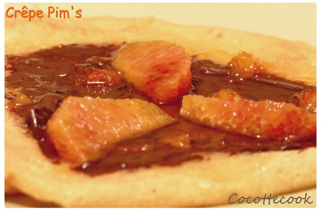 Crêpe façon pim's - Photo par Manuela S.