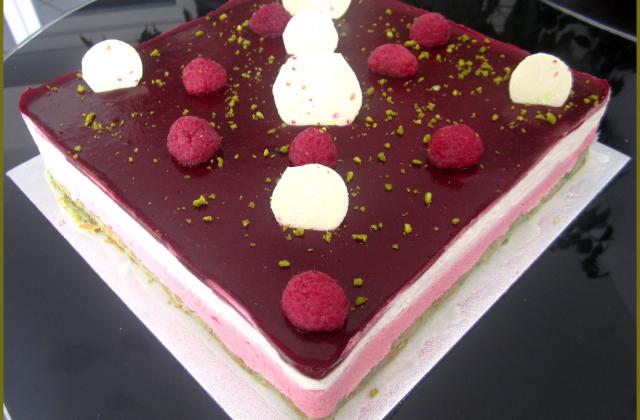 Recette Bavarois Framboise Chocolat Blanc Et Pistache 750g