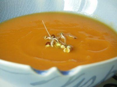Soupe de patate douce à la courge - Photo par nathna