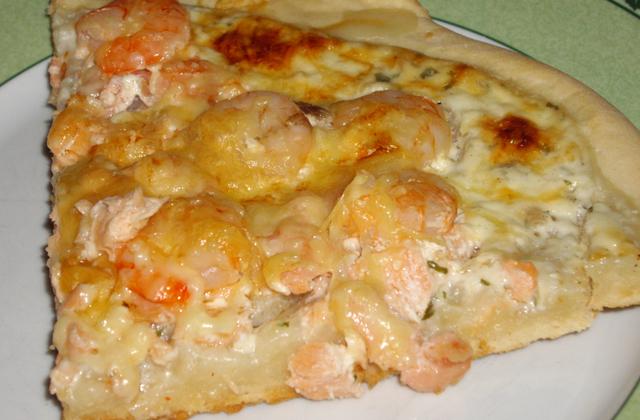 Pizza saumon et crevettes - Photo par capucin51