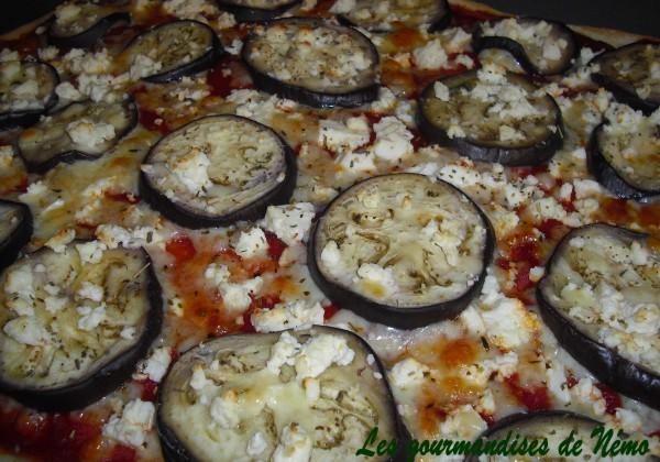 Pizza aubergines féta - Photo par lily00e