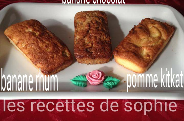 Recette Cake Banane Rhum 750g