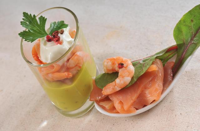 Verrines de saumon au Tartare® - Photo par 750g
