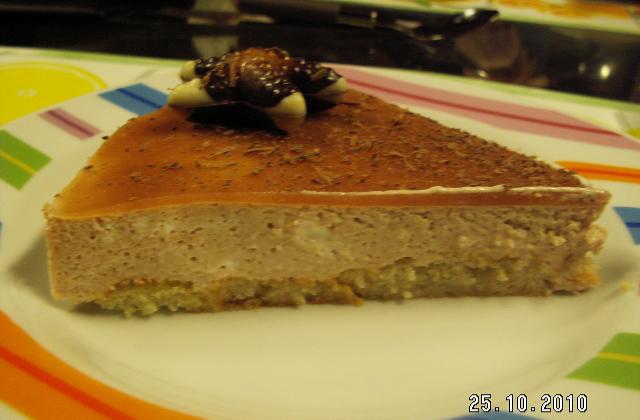 Entremet à la mousse de poire et mascarpone - Photo par lapopottealolo