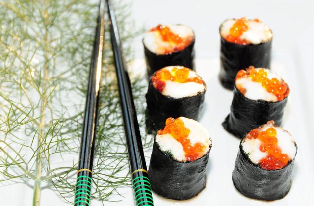 Makis œufs de saumon fenouil - Photo par isa-marie