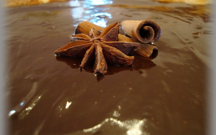 Tarte au chocolat et aux épices - Photo par annecoK