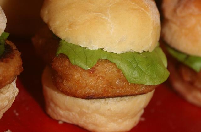 Mini hamburger au poulet - Photo par sophroch