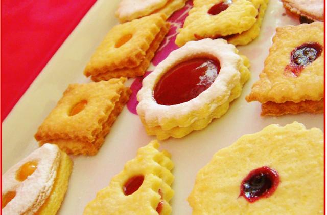 Petits sablés à la confiture et au nutella - Photo par lilochoco
