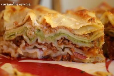 Lasagne maison avec sa couche de courgettes - Photo par coriandre-et-cie