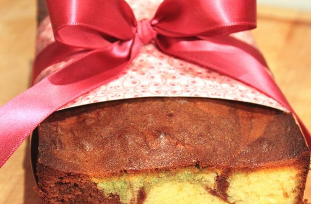Cake pistache, tonka et choco - Photo par l'Amoureuse des desserts