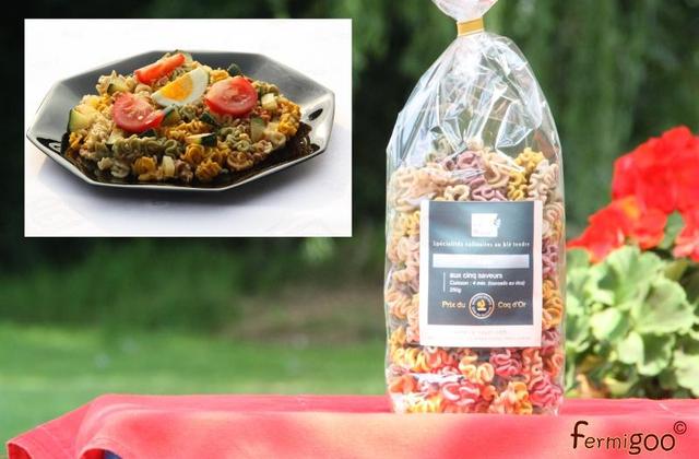 Salade estivale de pâtes au blé tendre - Photo par Fermigoo