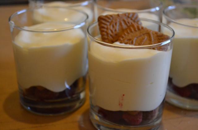 Tiramisu de spéculoos et framboises - Photo par Cuisine en folie