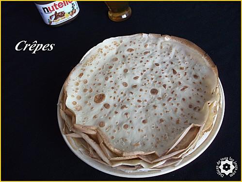 Crêpes rapides et légères - Photo par Délices de tous les jours