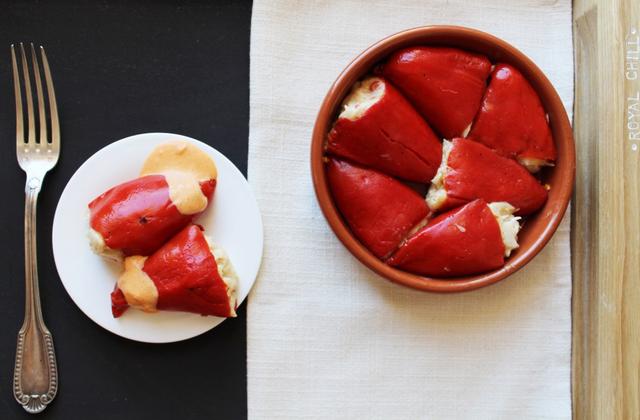 Pimientos del piquillo farcis à la morue - Photo par Royal Chill