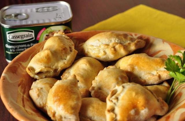 Empanadillas au champignons à la crème et au piment d'Espelette - Photo par Snapulk