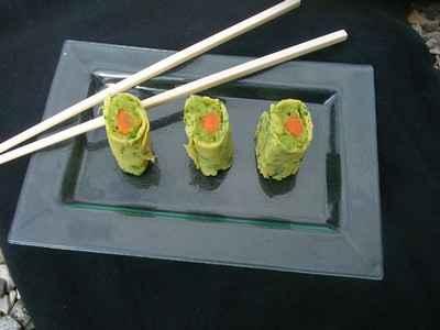Comme un sushi aux légumes printaniers - celiep