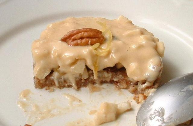 Tarte aux pommes version raw food - Photo par Saveurs&Gourmandises d'Eugénie
