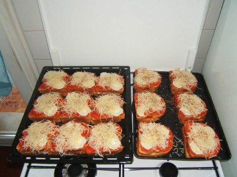 Croc moelleux chèvre tomates (inventé) - Toutes nos petite gourmandise a partagé avec vous
