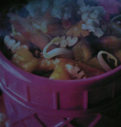 Emincé de dinde à l'ananas et au pop-corn - Photo par candic9