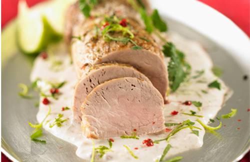 Filet de veau au lait de coco et citron vert - Photo par Philadelphia