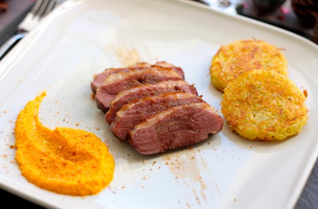 Magret canard basse temperature aux saveurs epicées - Photo par posegourmande