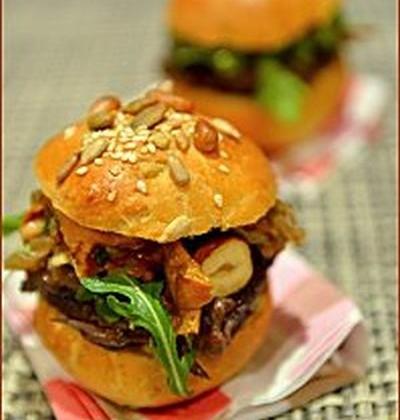 Mini-Burger forestier à la joue de bœuf - Photo par Chef Damien